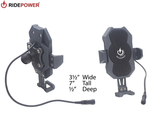 The all-new metal inductive phone charging mount