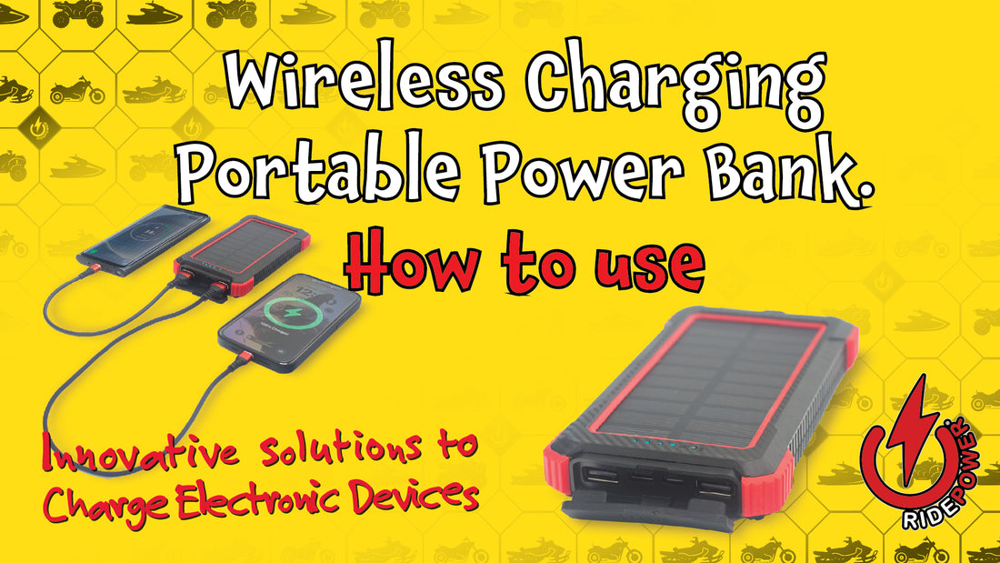 Wireless Phone Charging with 15 Watt Power and USB/USBC Ports RidePower
