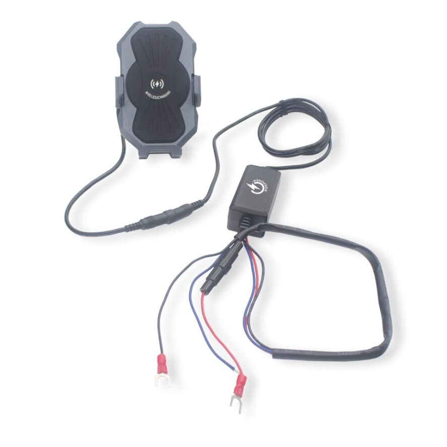 Metal Inductive Charging Phone Mount, Vibration Damping, IP67