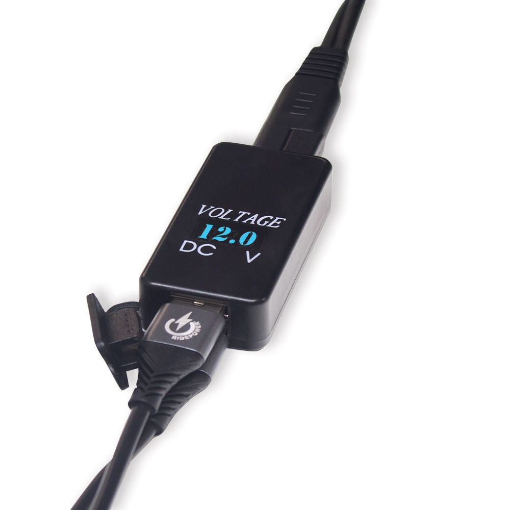24" SAE to Ring Terminal Battery Connector Cable with 7.5 A fuse