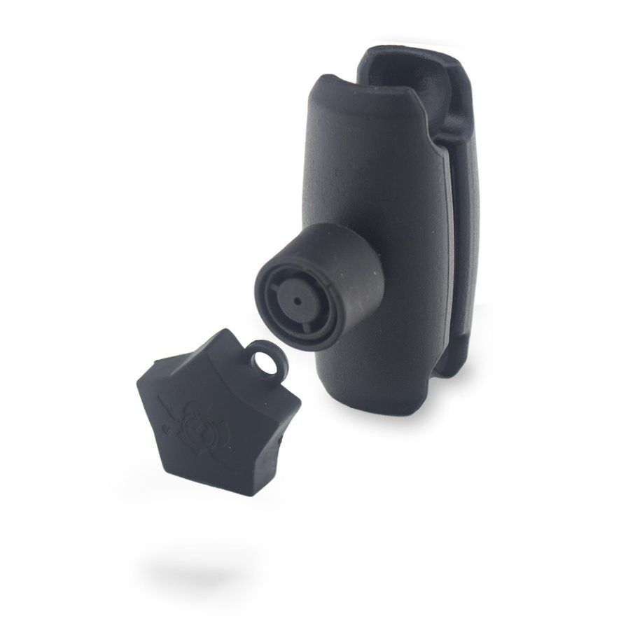 Security Union for Phone Mounts with Articulating Ball RidePower Center to Center 2 1/4"