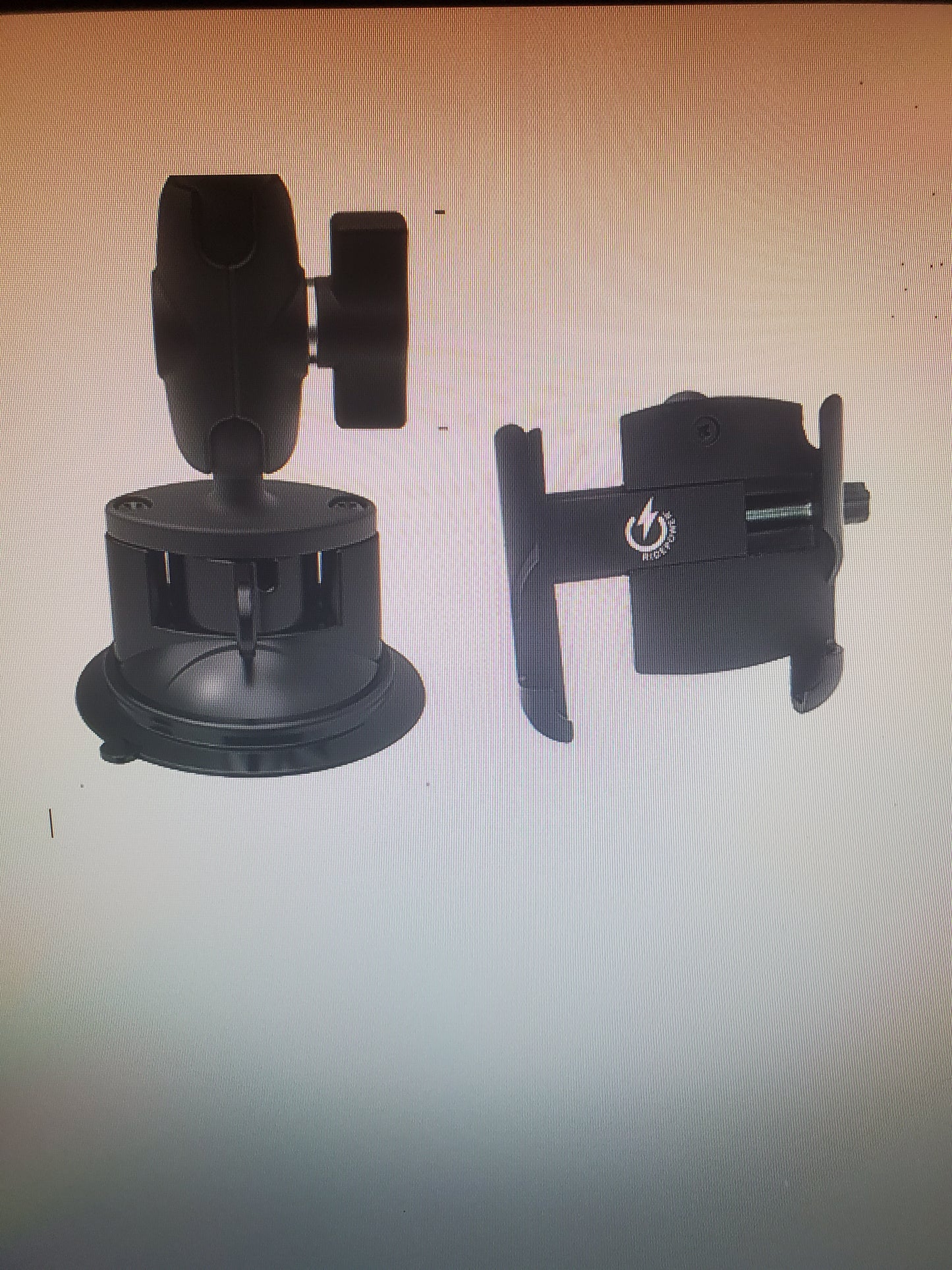 Vacuum Mount with Metal Phone holder 1" ball mounting