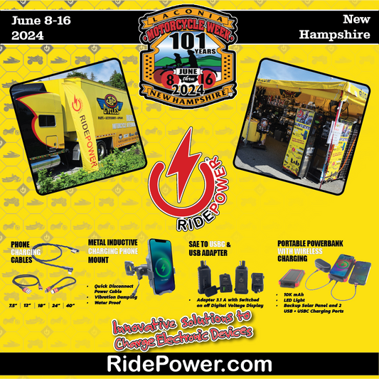 Team RidePower is at Laconia in NH June 8 thru June 16