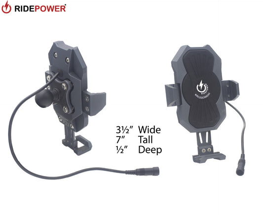 Introducing the metal inductive phone charging mount for sports vehicles