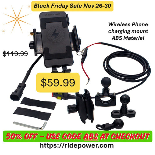 incredible Black Friday deal on RidePower ABS phone mounts