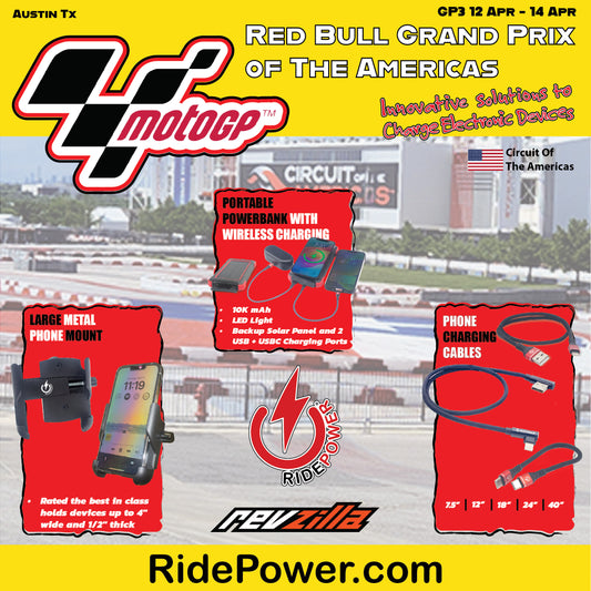 RidePower is at MotoGP in Austin, Texas April 11 to 14 2024