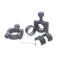 With articulating ball mounting technology and a 1" ball diameter, your phone is securely attached to handlebars up to 1 1/2" in diameter. Adapters included to mount to 1 1/8" and 1 1/4" handlebars.