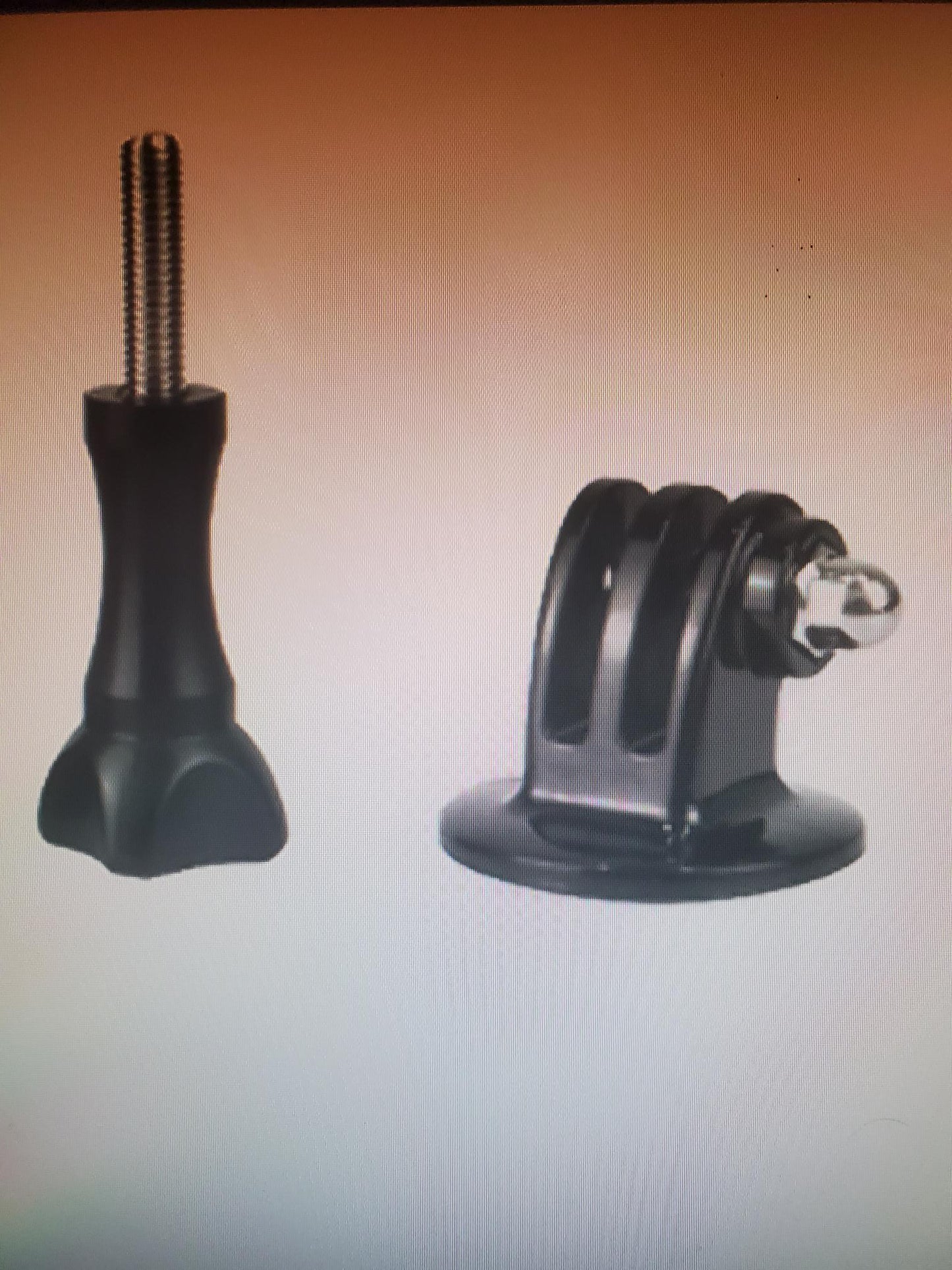 Camera mounting adapter with 1/4''-20 connector