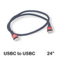 24" High‑Performance Phone Charging Cable (USB‑C / USB-C)