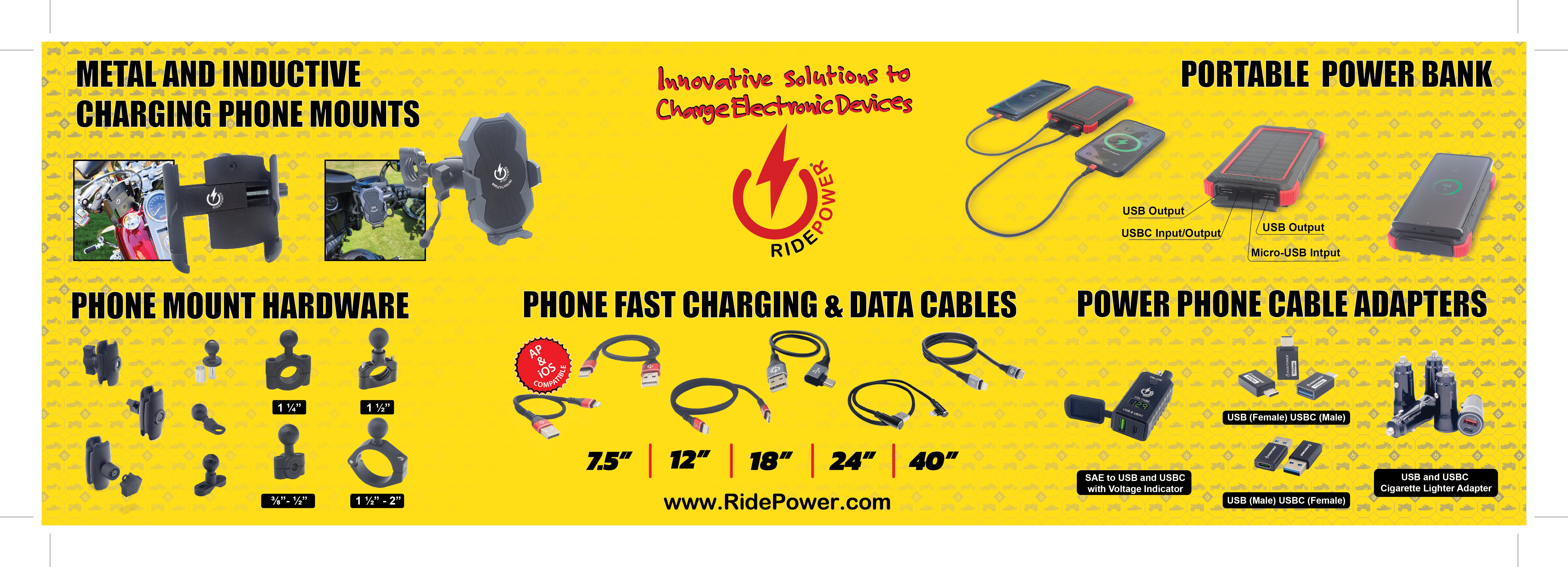 High Performance Phone Cables and Adapters – RidePower