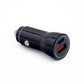 RidePower 12V cigarette‑lighter adapter with dual USB‑A and USB‑C fast‑charging ports, rugged powersports‑rated design