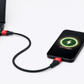 7 inch USB‑A to USB‑C Reinforced Phone Charging & Data Cable – Outdoor/Powersports Rated