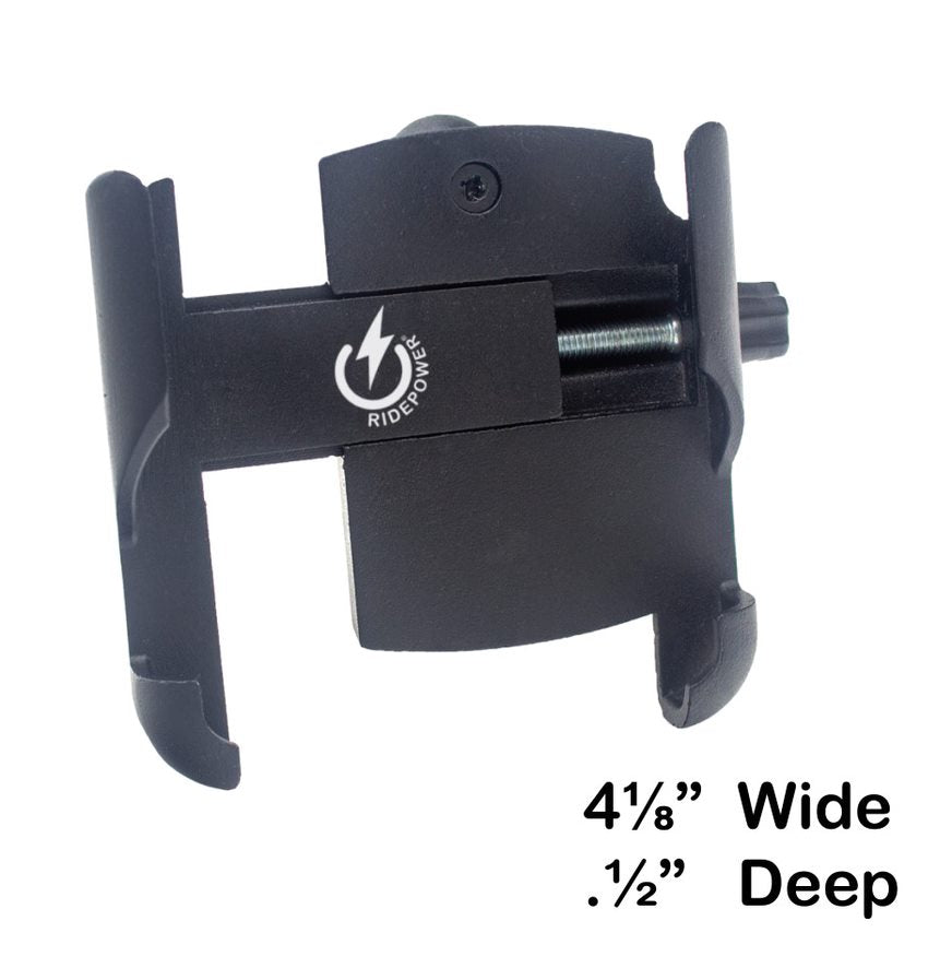  X Large Metal Phone mount body with articulating ball mounting Technology Hold devices up to 4" wide and 1/2" Thick