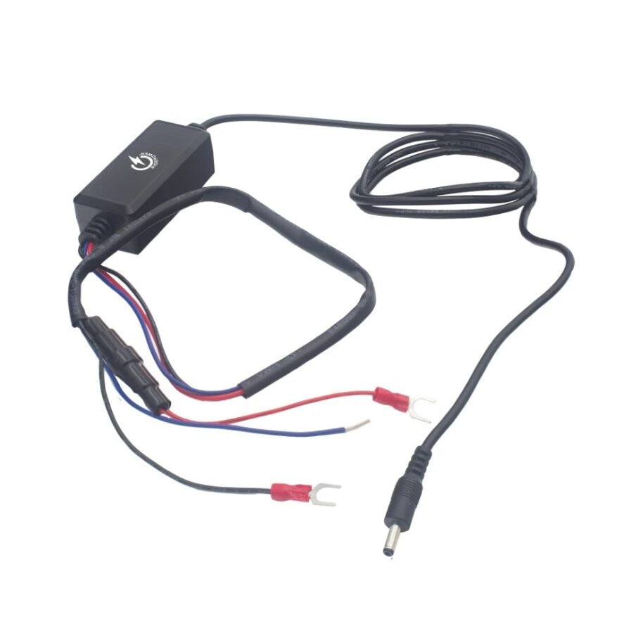 RidePower metal inductive phone mount IP67 rated vibration dampening power cable