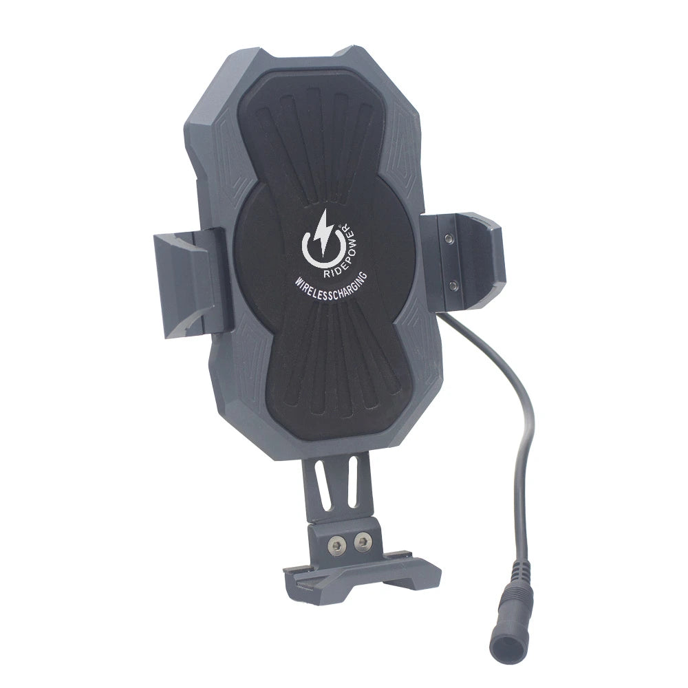 RidePower metal inductive phone mount IP67 rated vibration dampening