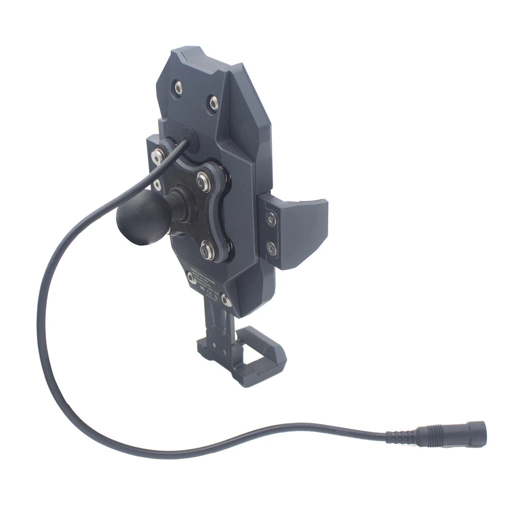 RidePower metal inductive phone mount IP67 rated vibration dampening