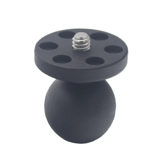 Camera mounting adapter with 1''ball and 1/4" threaded stud