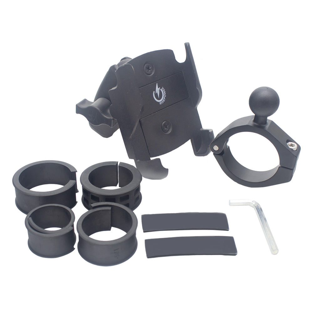 2" Diameter Bar Handlebar Mounting Bracket Adapter with 1" ball Fits 1 1/2" and 2" Bars