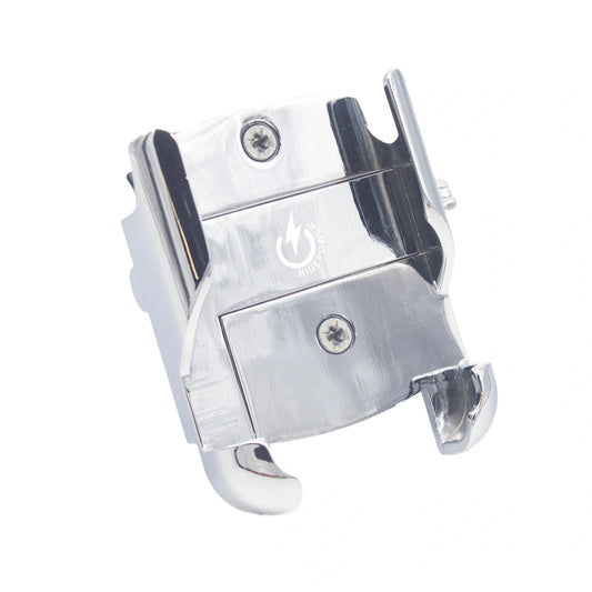 Chrome Large Metal Phone Mount BODY Only Holds devices up to 4" wide and 1/2" thick