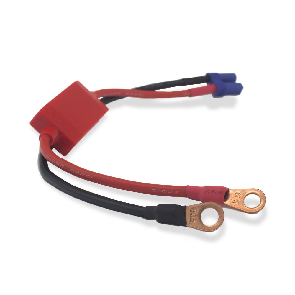Battery Jump Start Connector Cable 12" for Quick Jump Starting with Portable Power bank