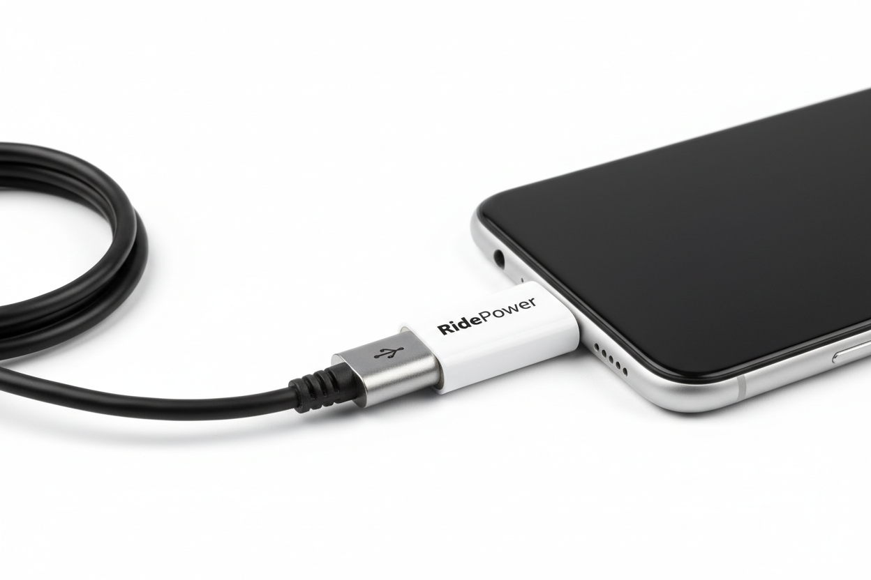 RidePower - Micro USB - USBC Phone Charging Cable - power- Adapter