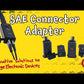 SAE to USBC & USB power Adapter with Switched on off Digital Voltage Display