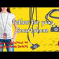Tether with Nylon Strap for Smartphones with cases