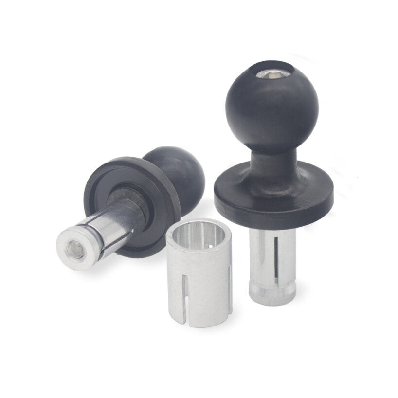 Stem mount Adapter for 1/2" & 11/16" Holes with 15/16" ball for Phone Mounts with Articulating mounting system
