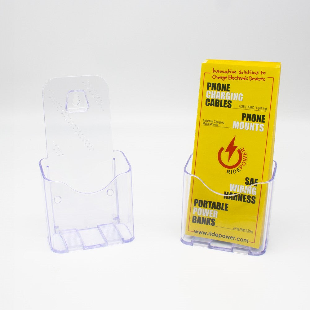Brochures Clear Acrylic Holder Stand 8"