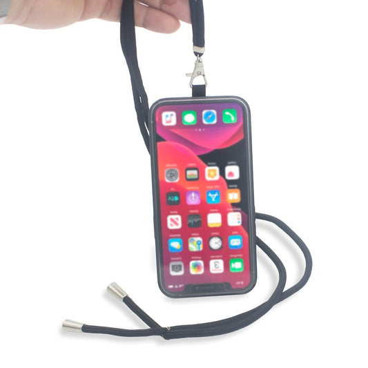 Tether with Nylon Strap for added phone security for most Smartphone cases