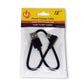 12" Phone Charging and Data Cable male USB to 90 degree male USBC